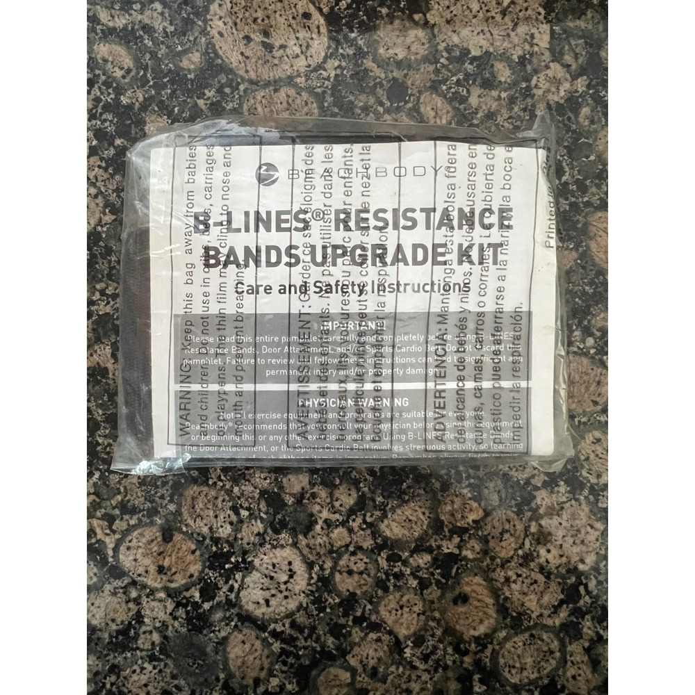 Beachbody B-LINES Resistance Bands Upgrade Kit New In Package Black
